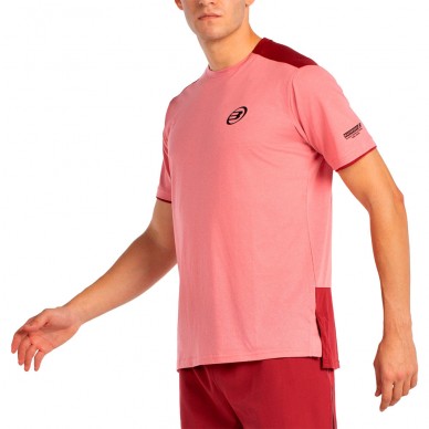 Maglietta Bullpadel Marsic hibisco melange