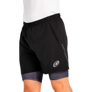 Pantaloncini Bullpadel Manzan nero