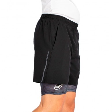 Pantaloncini Bullpadel Manzan nero