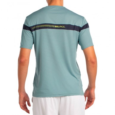 Maglietta Bullpadel Lyn verde bluastro