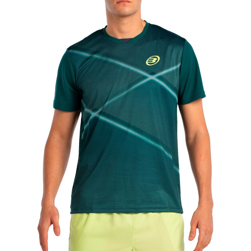 Maglietta Bullpadel Ladra verde scuro