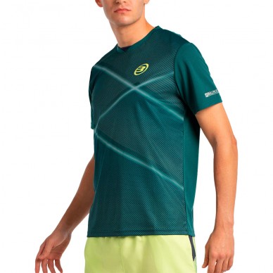 Maglietta Bullpadel Ladra verde scuro