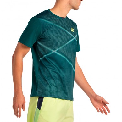 Maglietta Bullpadel Ladra verde scuro