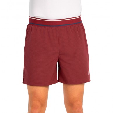 Pantaloncini Bullpadel Alu rosso bordeaux