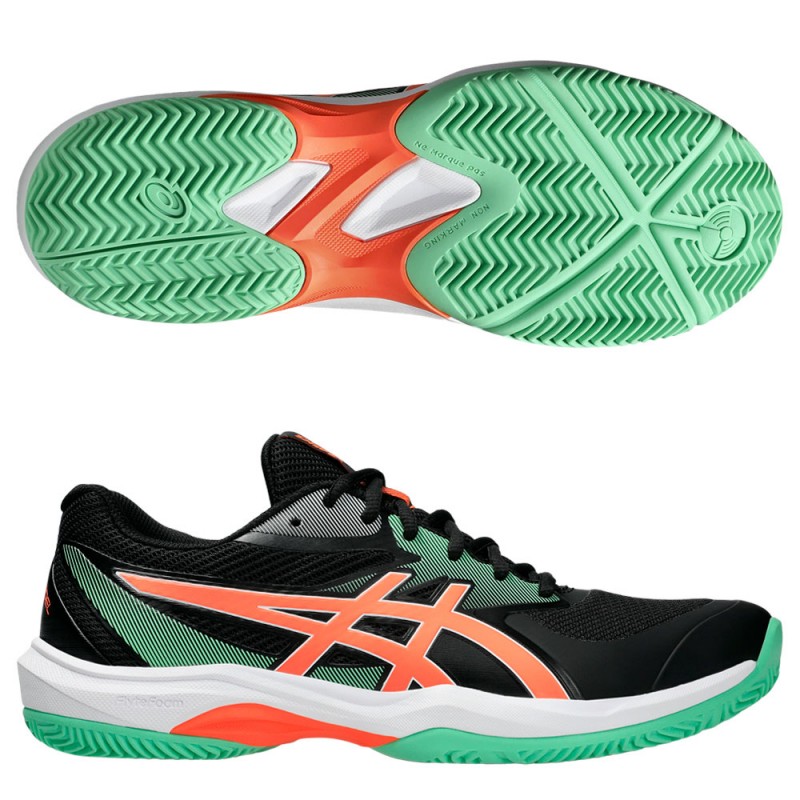 Scarpe Asics Game FF Padel black vivid coral 2025 Scarpe Asics Game FF Padel black vivid coral 2025
