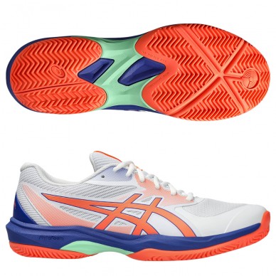 Scarpe Asics Game FF Padel white vivid coral 2025