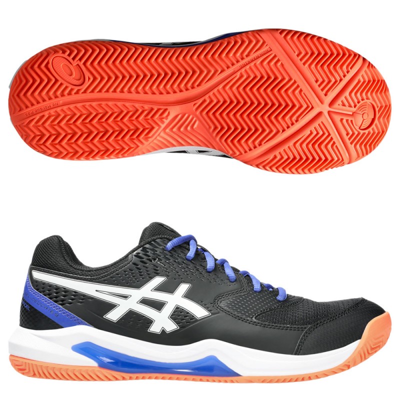 Scarpe Asics Gel Dedicate 8 Padel black white 2025 Scarpe Asics Gel Dedicate 8 Padel black white 2025
