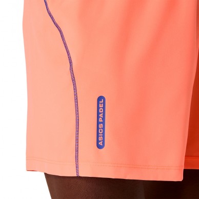 Pantaloncini Asics Padel Court 7in arancione