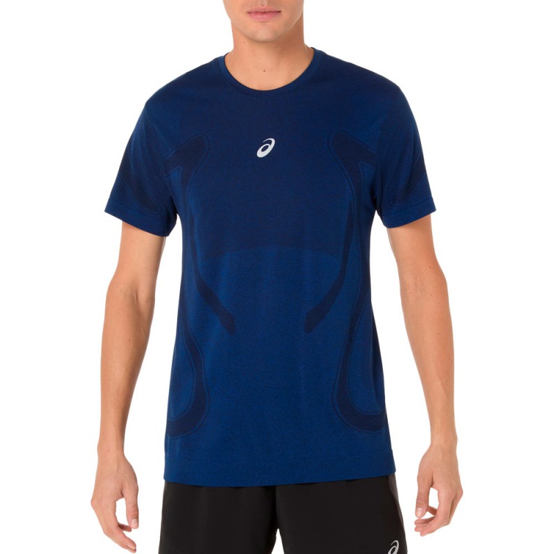 Maglietta Asics Seamless SS Top blu