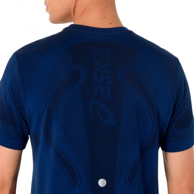 Maglietta Asics Seamless SS Top blu