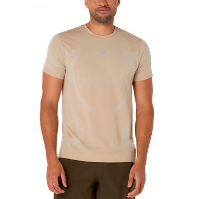 Maglietta Asics Seamless SS Top bianco sporco
