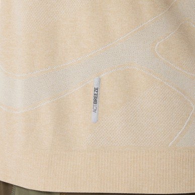 Maglietta Asics Seamless SS Top bianco sporco