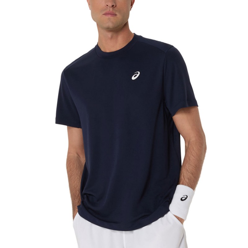 Maglietta Asics Court SS Top blu navy