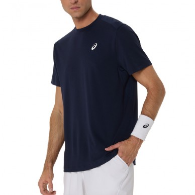 Maglietta Asics Court SS Top blu navy