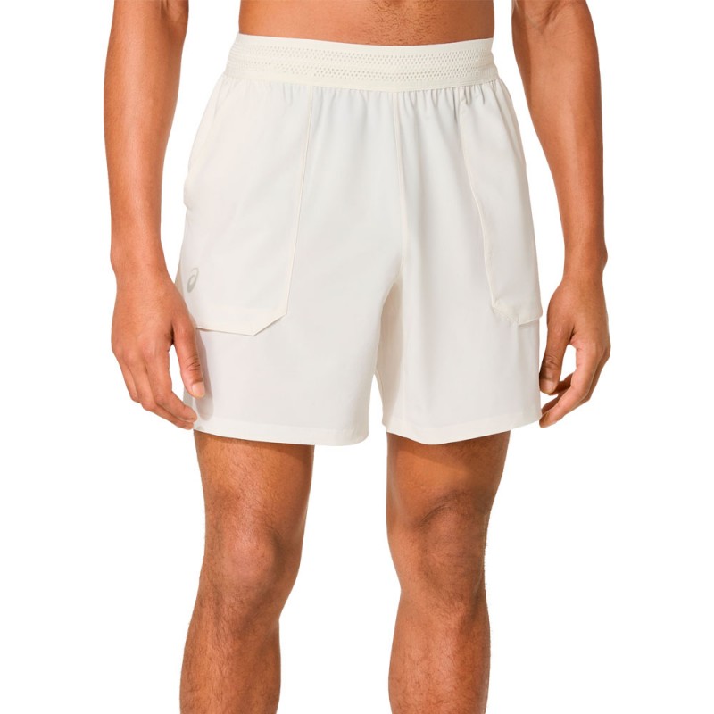 Pantaloncini Asics Match 7in crema