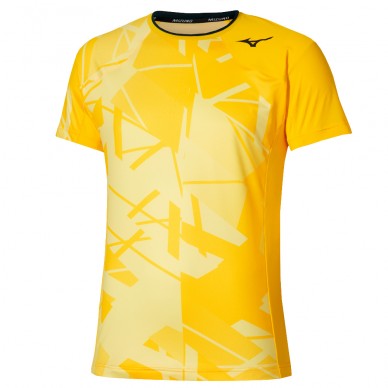Maglietta Mizuno Daybreakers Shadow Graphic gialla
