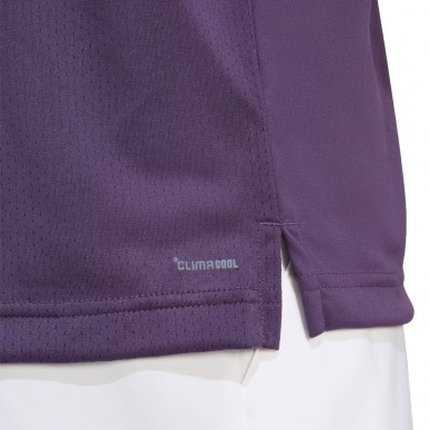 Maglietta Adidas Club viola logo bianco