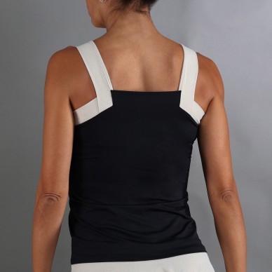 Maglietta Endless Breeze nera dorata