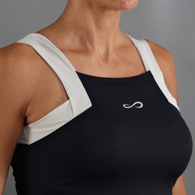 Maglietta Endless Breeze nera dorata