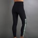 Leggings Endless Syncro nero verde foresta