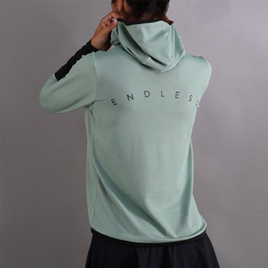 Felpa Endless Breath Line verde bosco