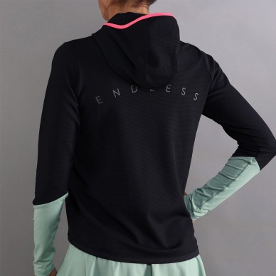Felpa Endless Breath Line nera verde