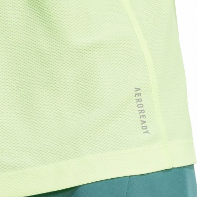 Maglietta Adidas Own The Run giallo fluo