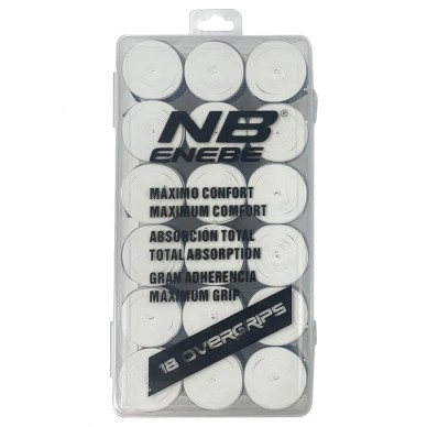 Overgrip Enebe lisci x 18 bianchi
