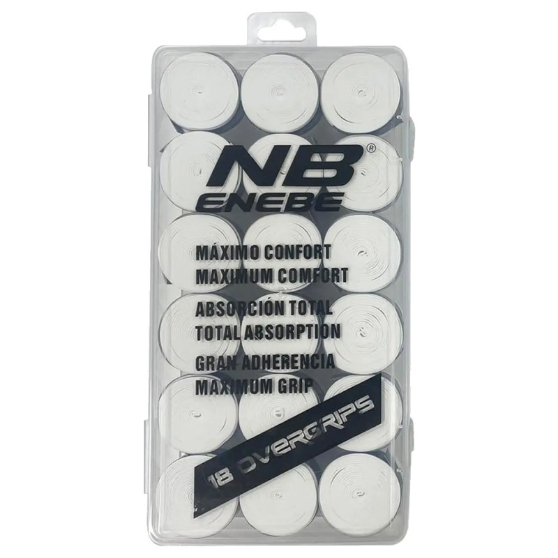 Overgrip Enebe lisci x 18 bianchi
