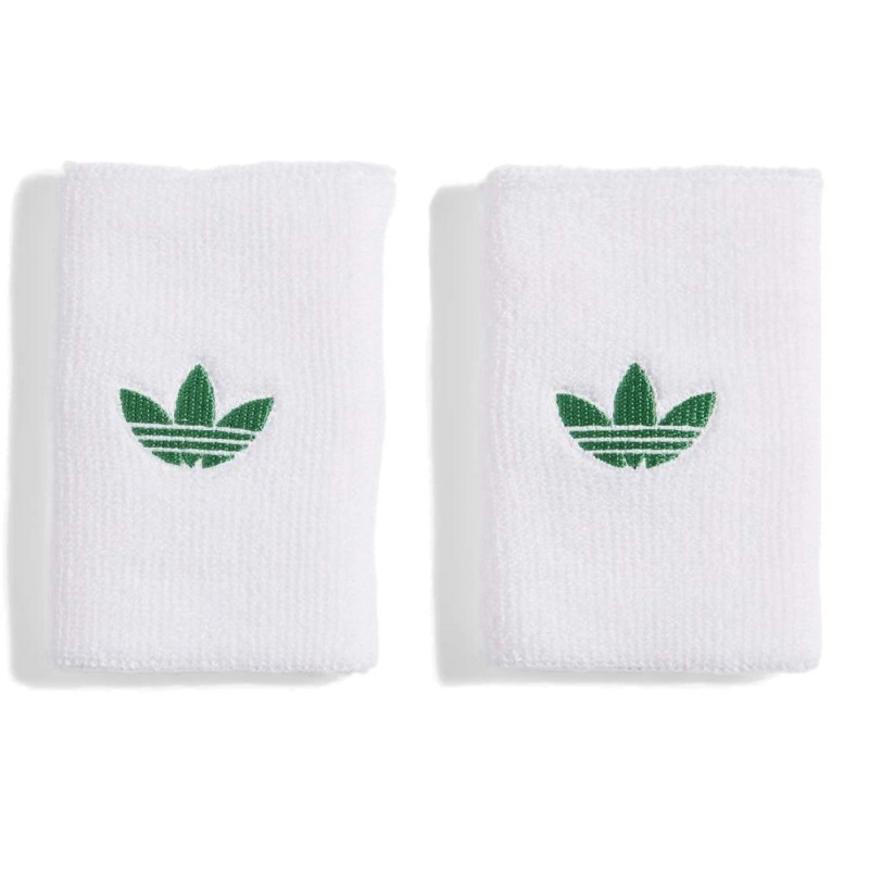 Polsini Adidas Originals L bianchi logo verde