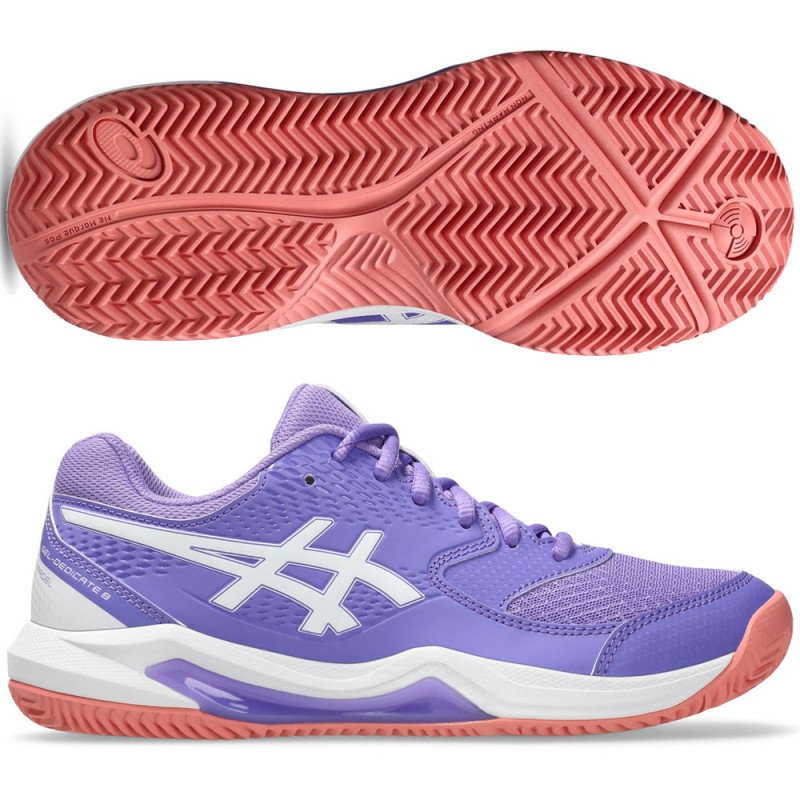 Scarpe Asics Gel Dedicate 8 Padel amethyst white 2026