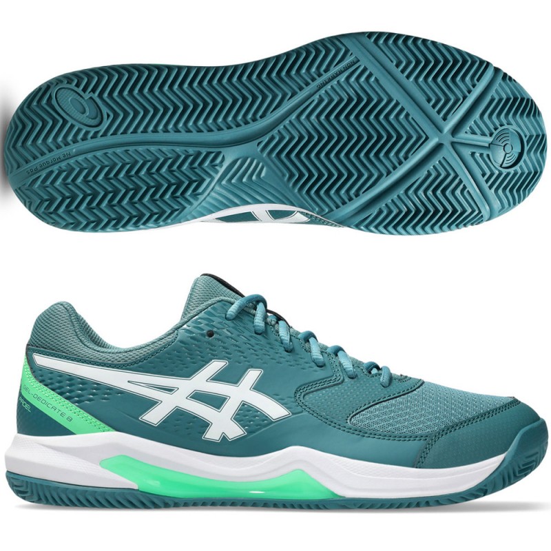 Scarpe Asics Gel Dedicate 8 Padel misty pine white 2026