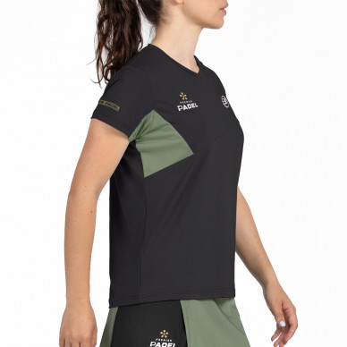 Maglietta Bullpadel Pampan nera