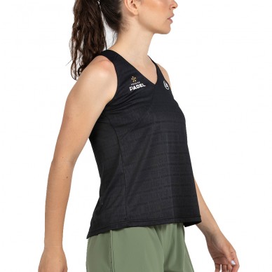 Maglietta Bullpadel Piura nera
