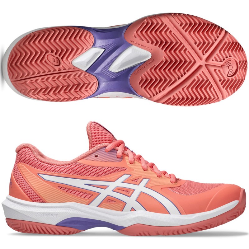 Scarpe Asics Game FF Padel guava white 2026
