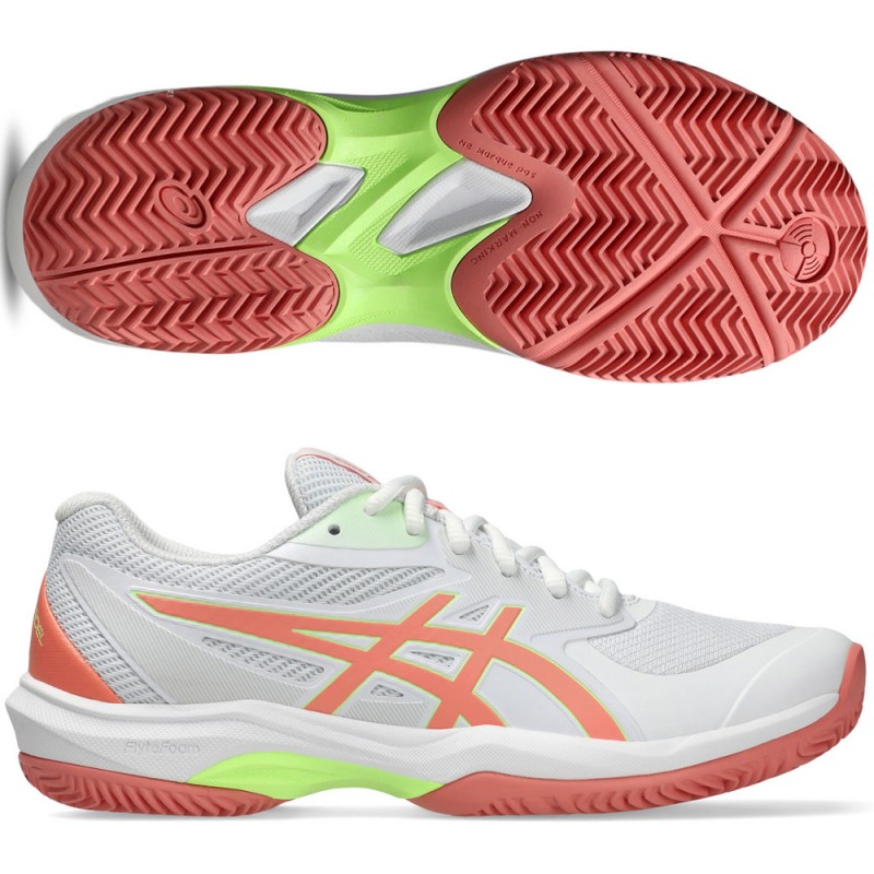 Scarpe Asics Game FF Padel white guava 2026