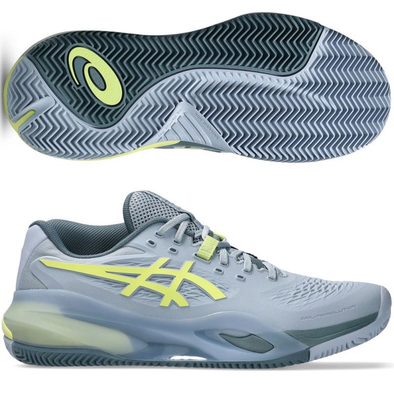 Scarpe Asics Gel Resolution X Clay grey blue pistachio 2026