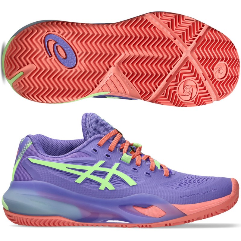 Scarpe Asics Gel Resolution X Padel amethyst illuminate green 2026