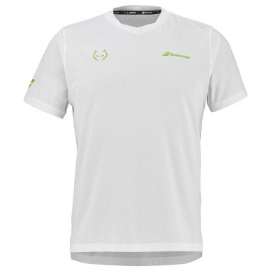 Maglietta Babolat Crew Neck Lebron bianca
