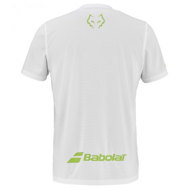 Maglietta Babolat Crew Neck Lebron bianca