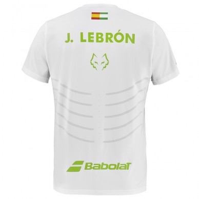 Maglietta Babolat Tee Replica Lebron bianca