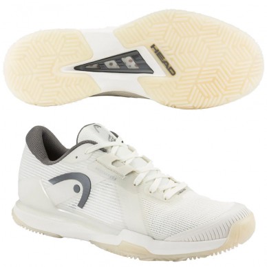 Scarpe Head Sprint Pro 4.0 Padel Men white dark grey 2026