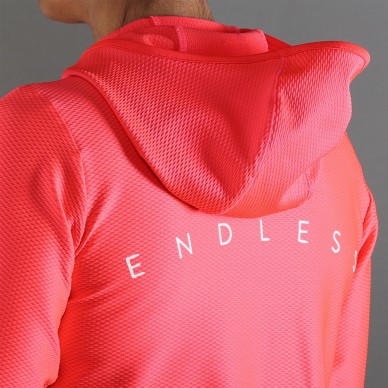 Felpa Endless Breath Line rubino