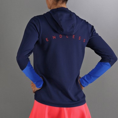 Felpa Endless Breath Line blu royal