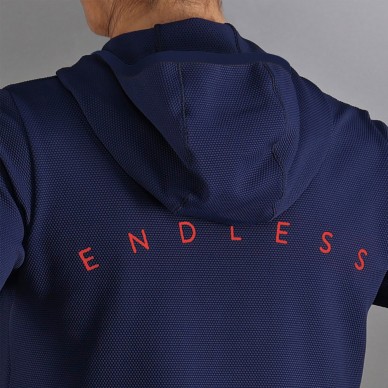 Felpa Endless Breath Line blu royal