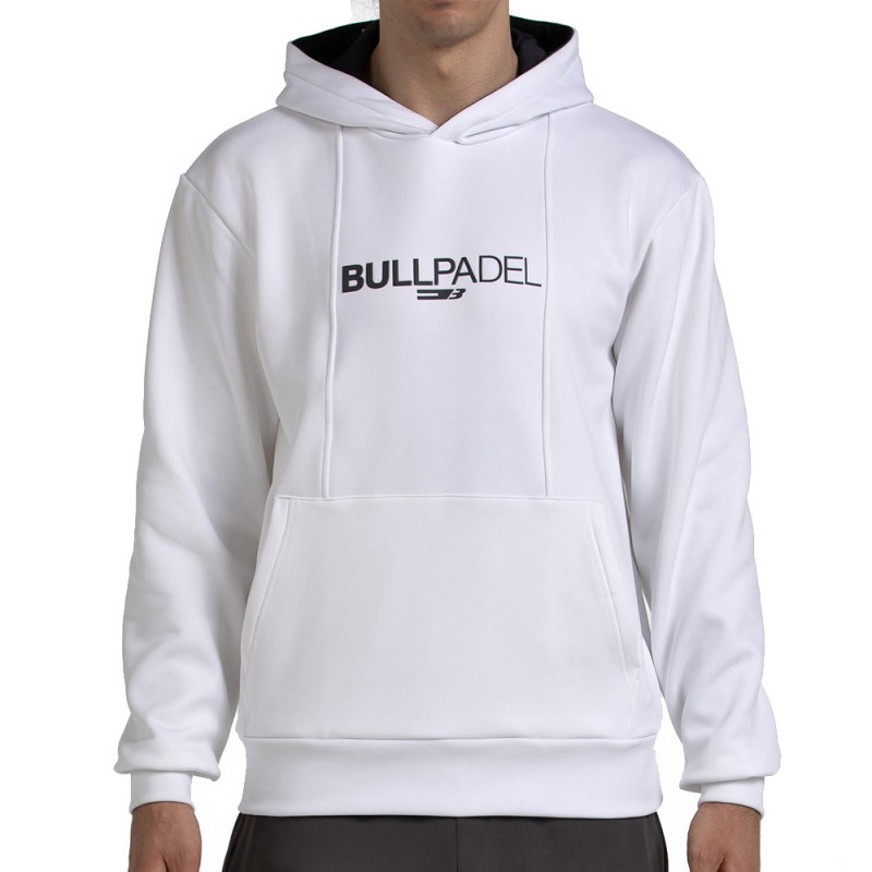 Felpa Bullpadel Acube bianca
