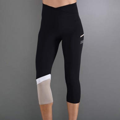 Leggings Endless Line Pocket HW 7/8 nere delave