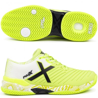 Scarpe Munich PADX 62 Padel white yellow 2026