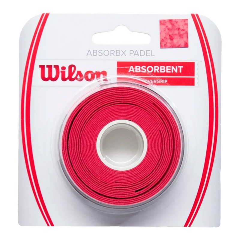 Overgrips Wilson Absorbx Confezione da 3 rosso