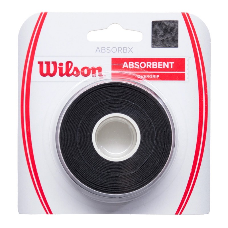 Overgrip Wilson Absorbx 3 Pack nero